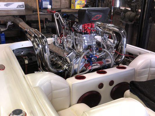 Blair's speed shop big block Chevy 11 to 1 19 ft placecraft