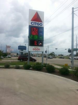 Cheap gas.