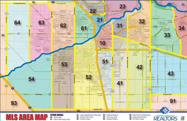 Multiple Listing Service  Area Map