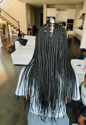 Knotless braids