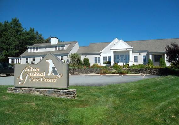 View from street.  Across from the Golf Course and adjacent to Mount Wachusett Community College.