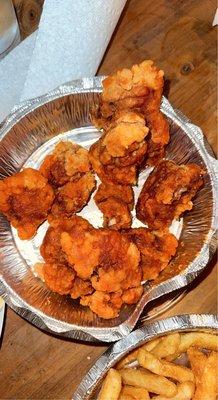 Boneless buffalo wings