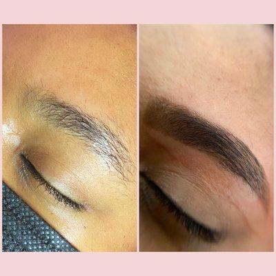 Brow wax and tint!