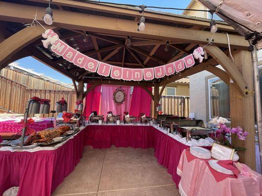 Catered 1st Birthday in Brentwood, Ca