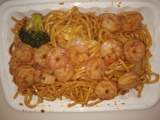 Shrimp lo mein