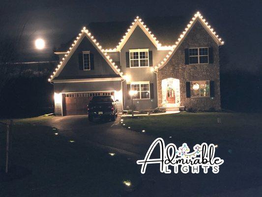 Holiday Lights install in West Grove, Pa