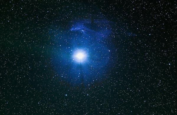 Sirius the brightest Star in the night sky. From Catalina State Park in Tucson, Arizona.