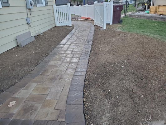 Paver walkway