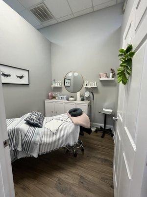 Lash and Wax room!