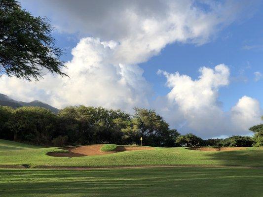 14th fairway to green