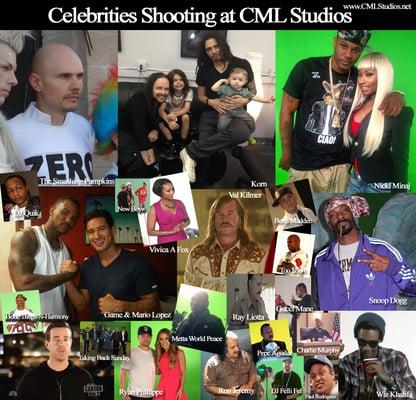 Celebrities at CML Studios