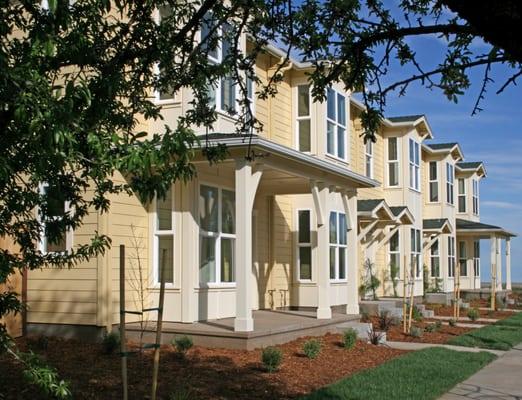 Rowhouses at Westside Green Neighborhood, Chico, CA