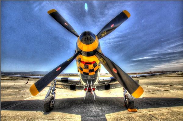 P 51 Mustang at the Hollister airshow.