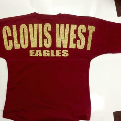 Clovis West game day jersey