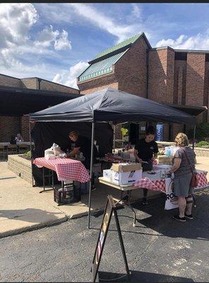 From St. John's food truck event in our tent July 2022