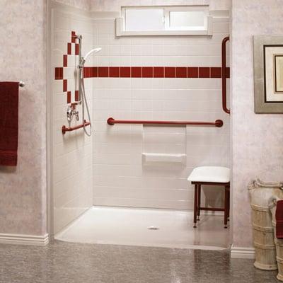 Roll-in / Walk-in Showers available in Boston, MA