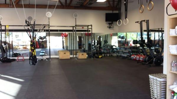 Open space for Conditioning and body weight based exercises