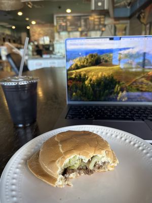 Delicious, freshly made BBQ Beef Sandwich!