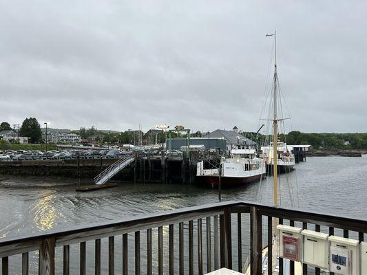 View from the Stephen taber schooner dock of the ferry terminal