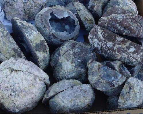 Dugway Geodes collected and ready for cleaning and polishing!