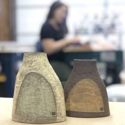 ceramic vases by Bekah Bliss