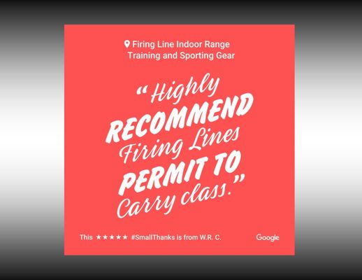 Permit to Carry is rated 5 Stars