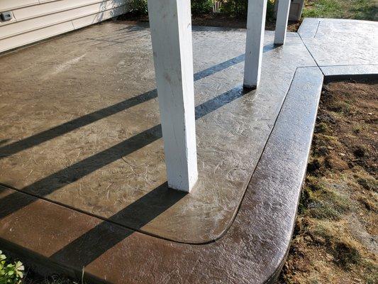 Stamped concrete