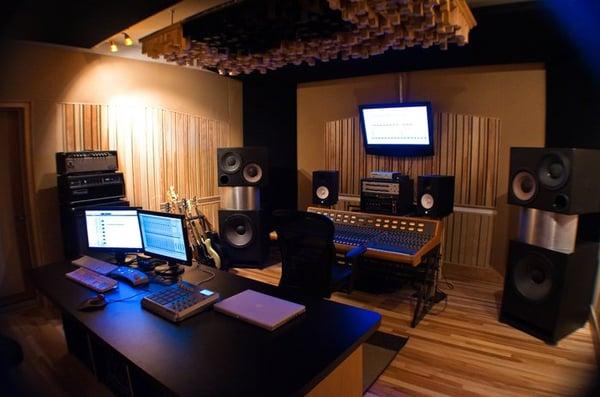 Allure Sound Studio A Control Room