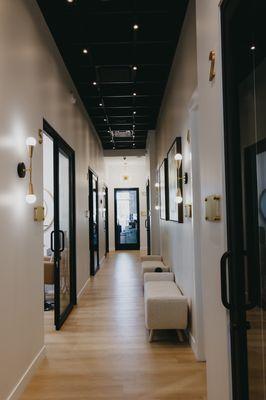 The entrance to Aspire salon (studio 6)