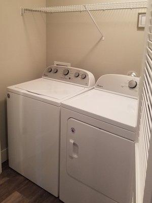 Full Size Washer and Dryer