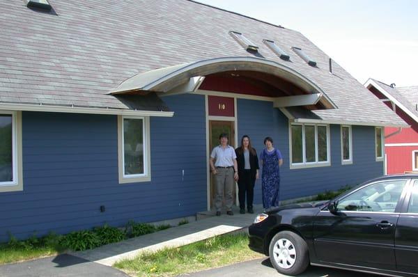 Kraus-Fitch Architects is located in the home office building at the Pioneer Valley Cohousing community.