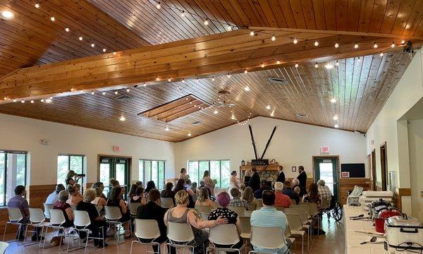 Wedding in ski lodge