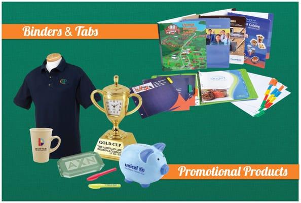 Binders, Tabs & Promotional Products