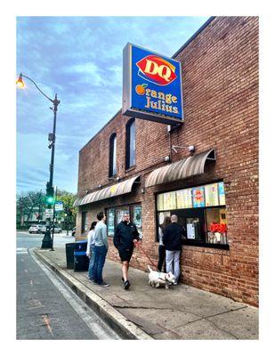 Outside Order/Pickup Window @ Dairy Queen Orange Julius . N Lincoln Ave. Chicago. Cool!