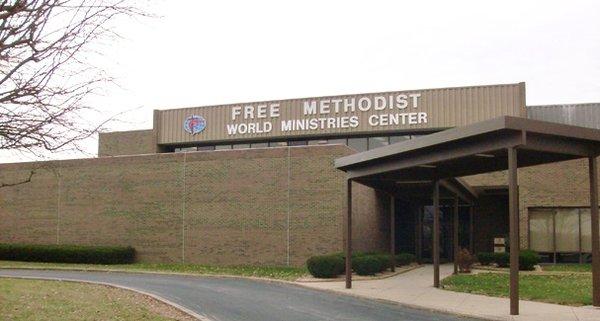 Outside of the Free Methodist World Ministry Center where SEED Livelihood is upstairs