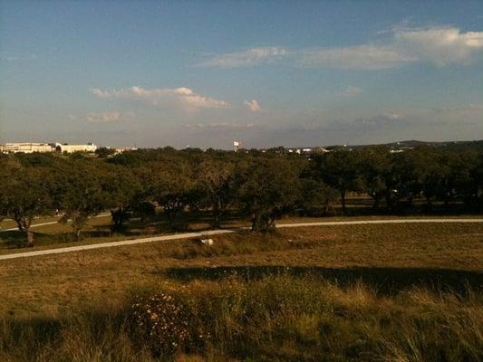 View from Bee Cave Park across to Hill Country Galleria