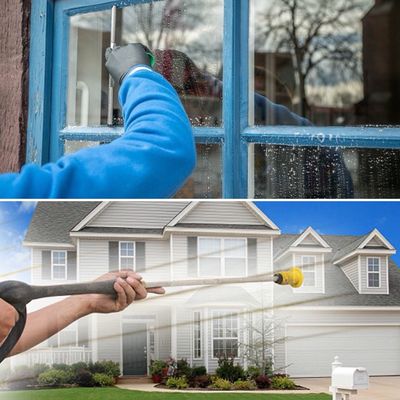 Window washing and pressure washing