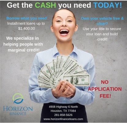 Horizon Finance Loans