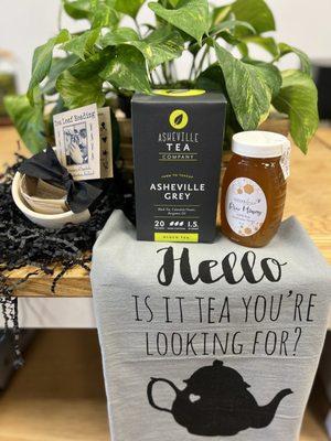 TEA-rrific gift idea for a tea lover filled with Asheville, NC goodies!