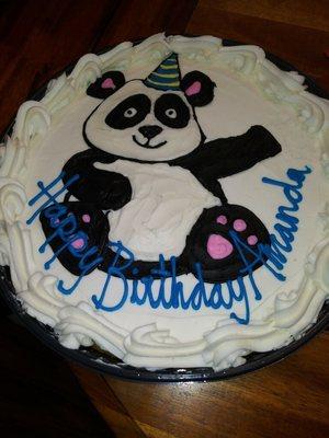 Panda cookie cake