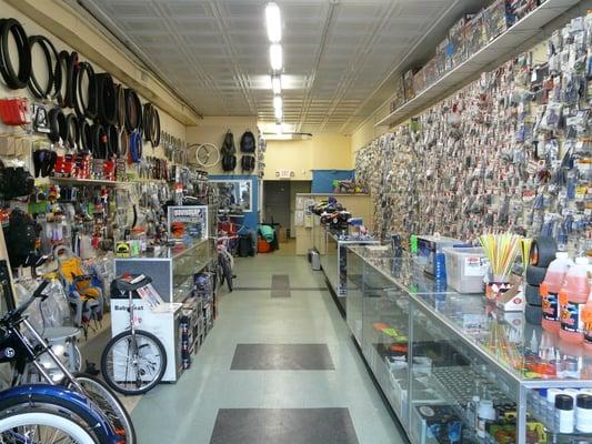 The Inside of the store , showing you everything we have .