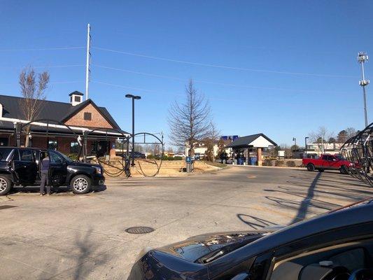 Car wash and vacuum stations