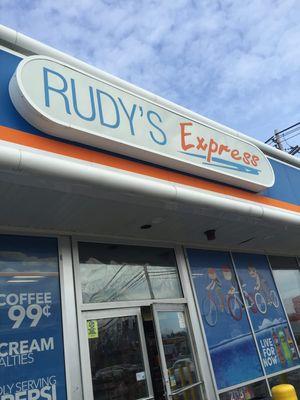 Rudy's Express + Gulf Gas Station of Dedham -- 31 Eastern Avenue, Junction of Providence Highway, Dedham            Storefront