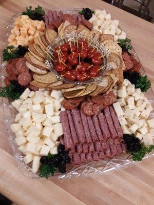 Anti Pasta Platter with cured meats, domestic cheeses & dried fruit