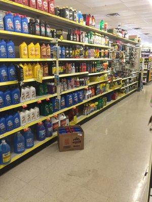 Dollar General has everything!  Motor vehicle oils, accessories!