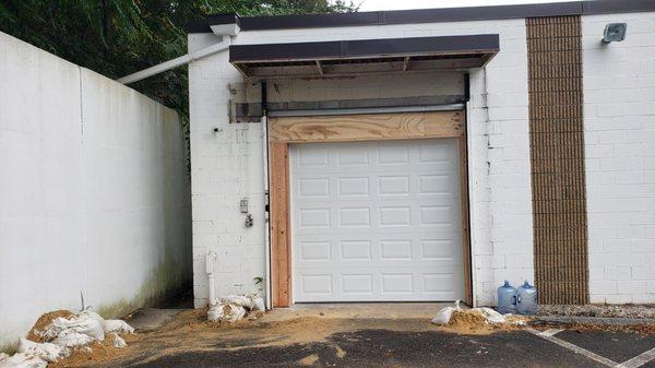 single garage door installation