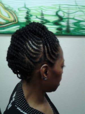 Haute Coiffure Couture Natural hair updo