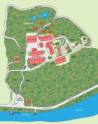 Map of Camp Pontiac