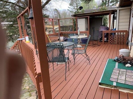 Deck painting