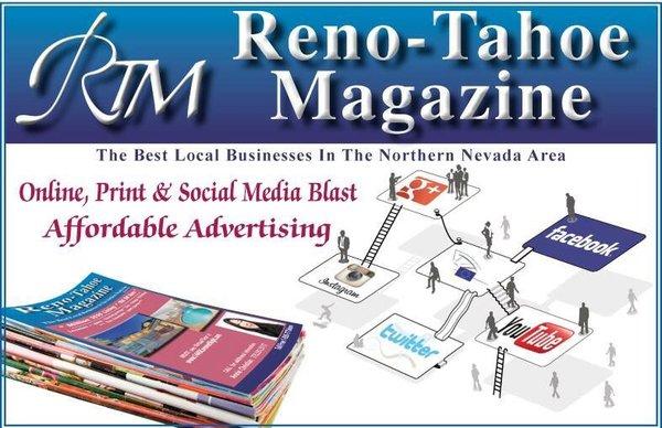 Reno Tahoe Magazine services.